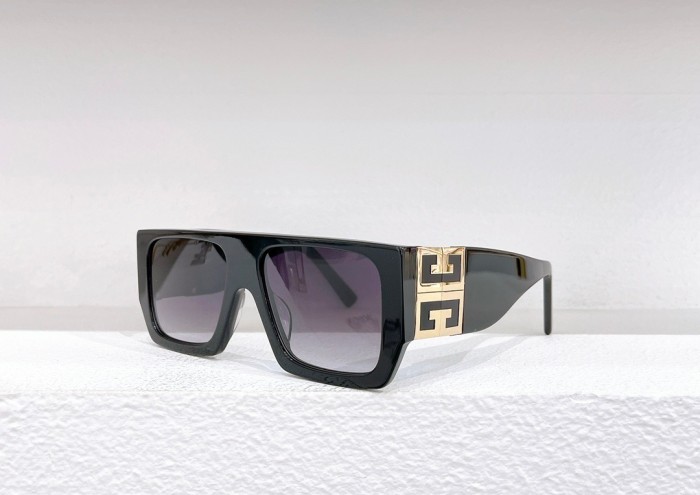 1:1 quality version  Wide mirror leg flat frame sunglasses 5 colors