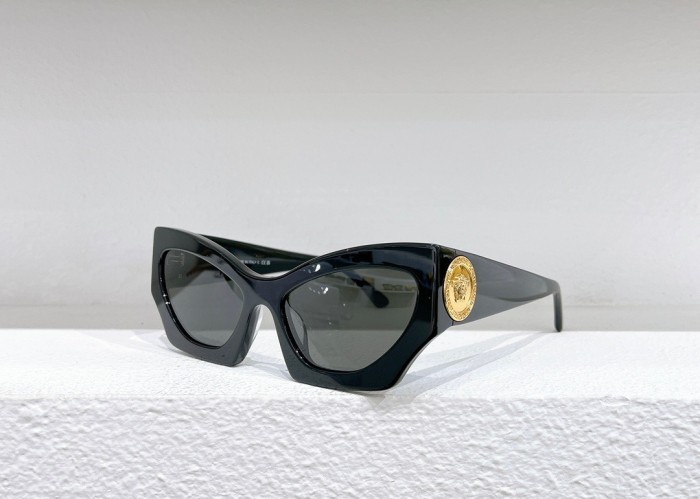 1:1 quality version  Side gold round logo cat-eye shades 6 colors