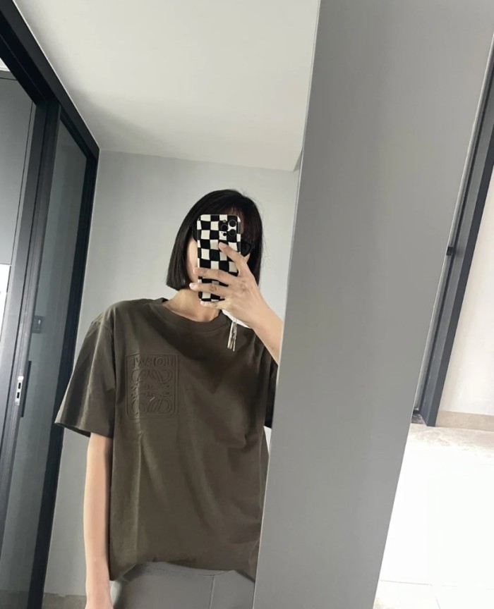 1:1 quality version Stereo embossed smooth fabric tee 3 colors