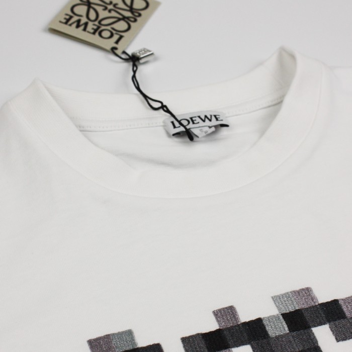 1:1 quality version Mosaic embroidery tee