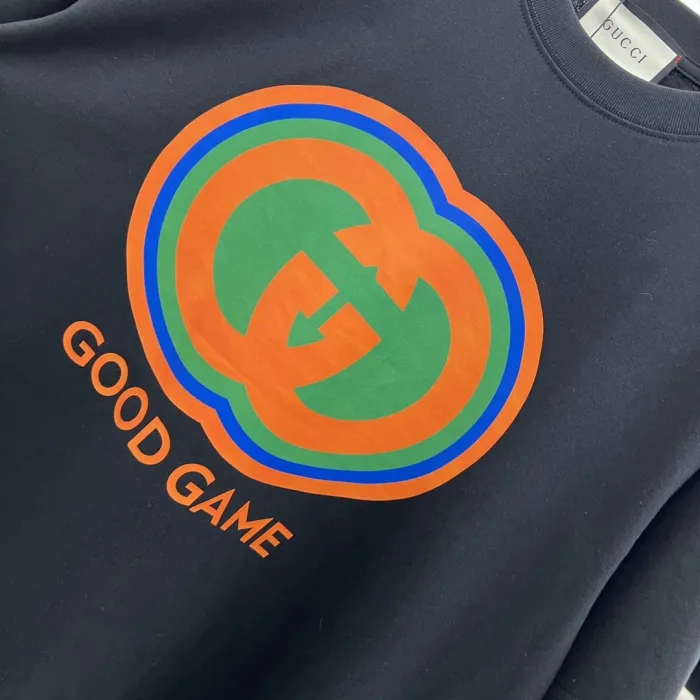 Colorful double ring letter print tee 2 colors