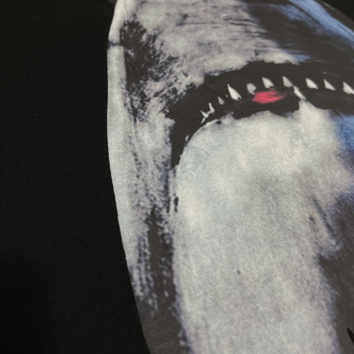 [Special Offer items]Big shark head print cotton tee