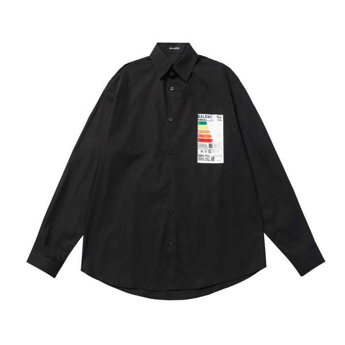 Chest fridge energy patch printed shirt