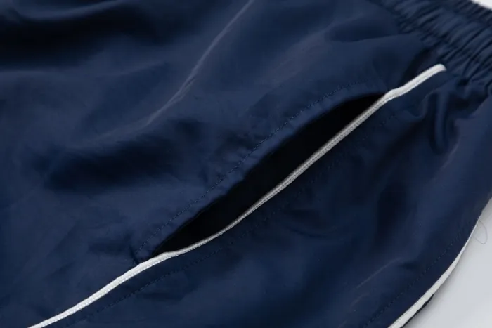 1:1 quality version Double C webbing striped printed logo shorts