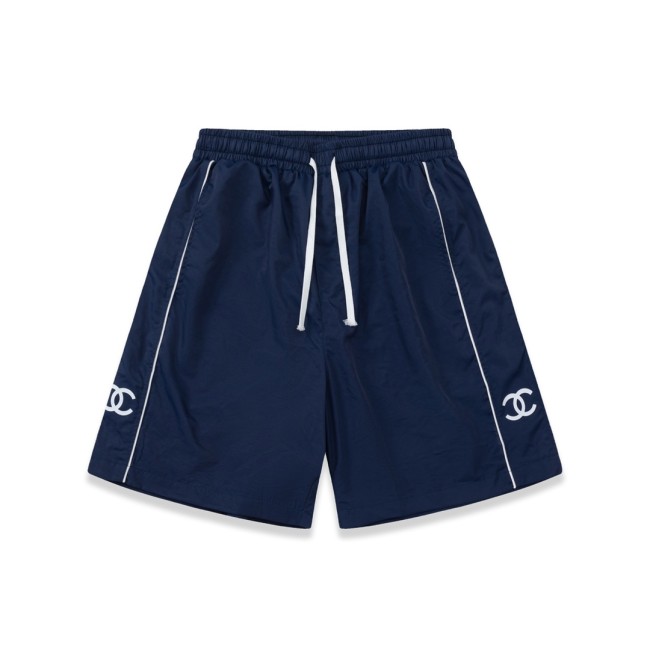 1:1 quality version Double C webbing striped printed logo shorts