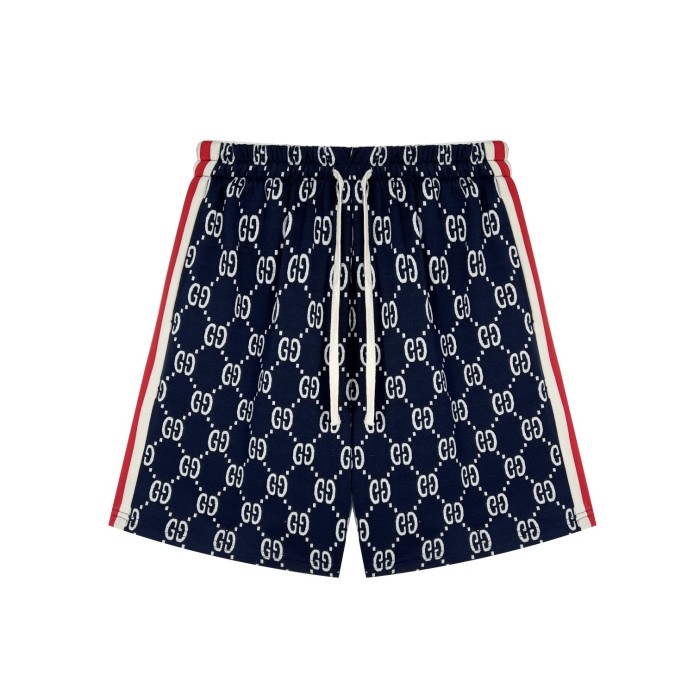1:1 quality version Classic old flower jacquard texture shorts
