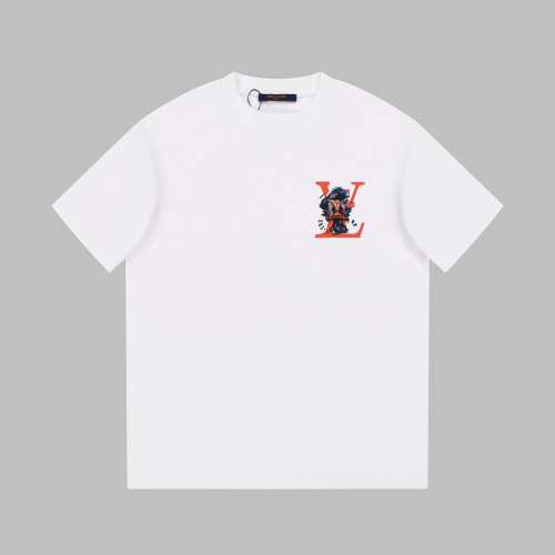1:1 quality version Classic duck letter logo print short sleeve tee 2 colors