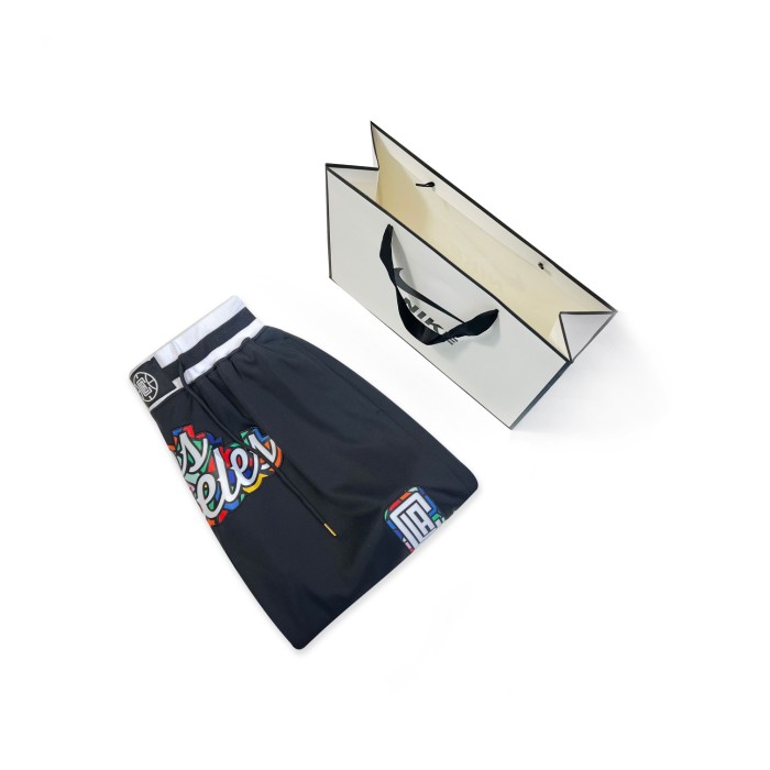 Clippers Embroidered Basketball Shorts