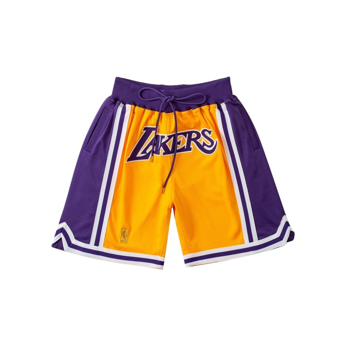 1:1 quality version Collision patchwork five-point mesh basketball shorts