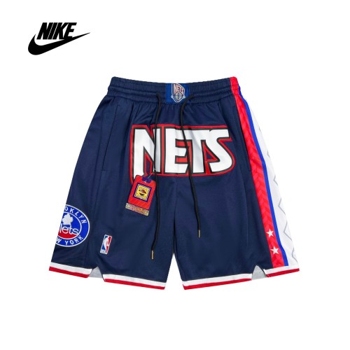 Basket net embroidered letter shorts