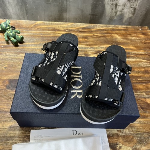 1:1 quality version Casual Jacquard Letter Logo Slippers