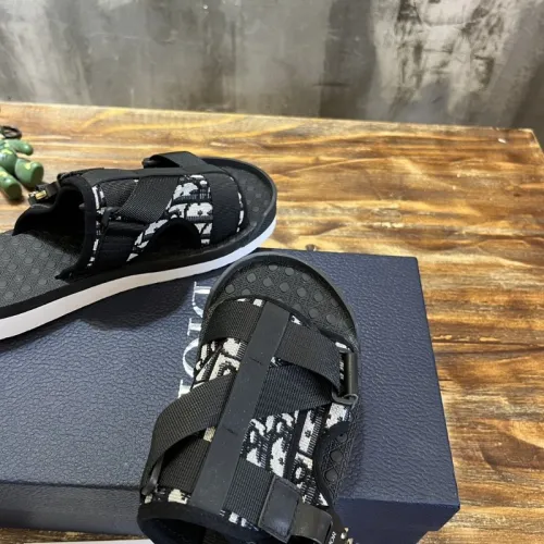 1:1 quality version Casual Jacquard Letter Logo Slippers