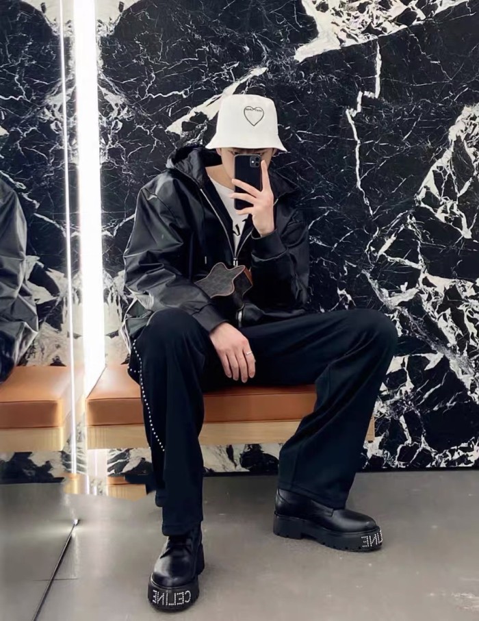 1:1 quality version YR Side Studded Draped Pants