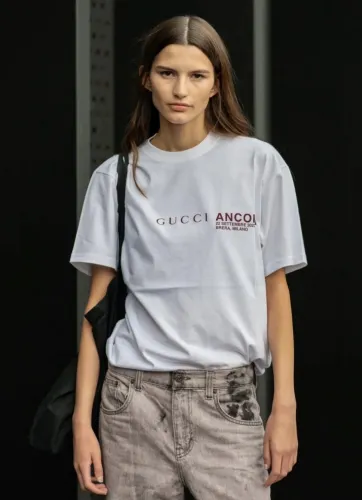 1:1 quality version YR employee print short sleeve tee