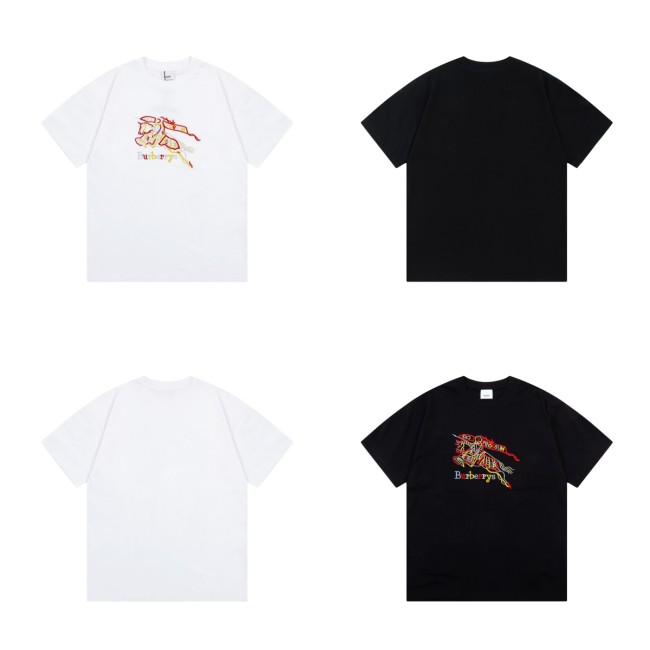 Color Line Knight Embroidery Short Sleeve Tee 2 colors