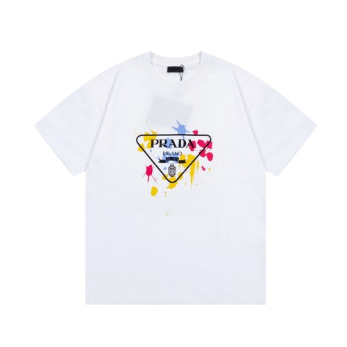 Color Splash Triangle Label Short Sleeve Tee 2 colors