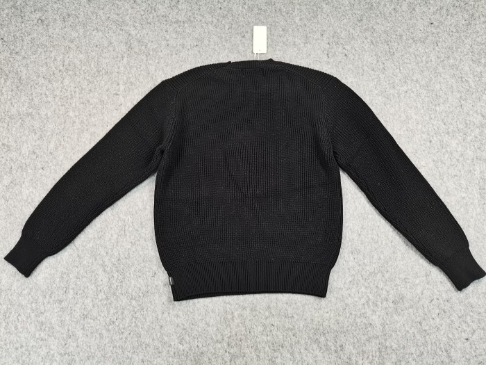 [Buy More Save More]Sup CDG logo sweater black khaki