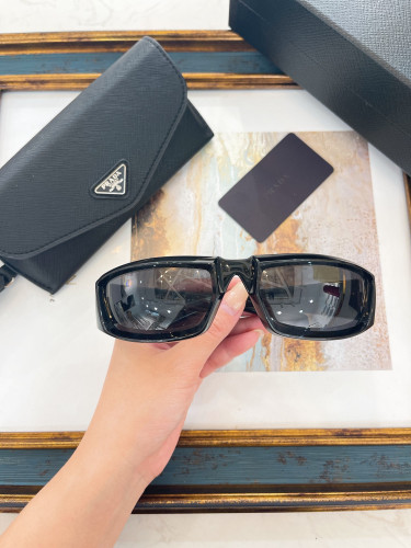 1:1 quality version Minimalist black narrow frame U-shaped sunglasses