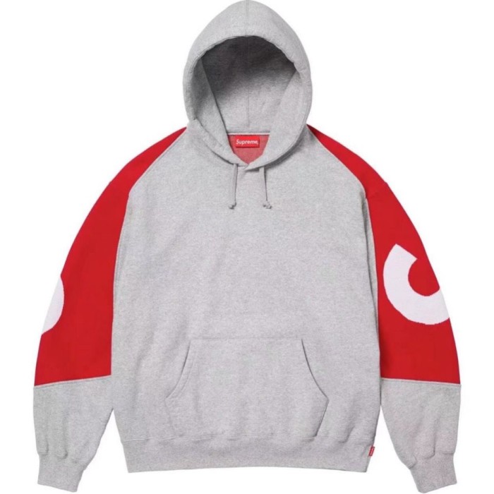 Hooded Sweatshirt with XL Lettering on the Back 2 colors