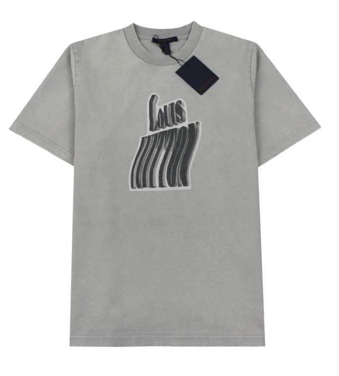 1:1 quality version Lettered Washed Print tee