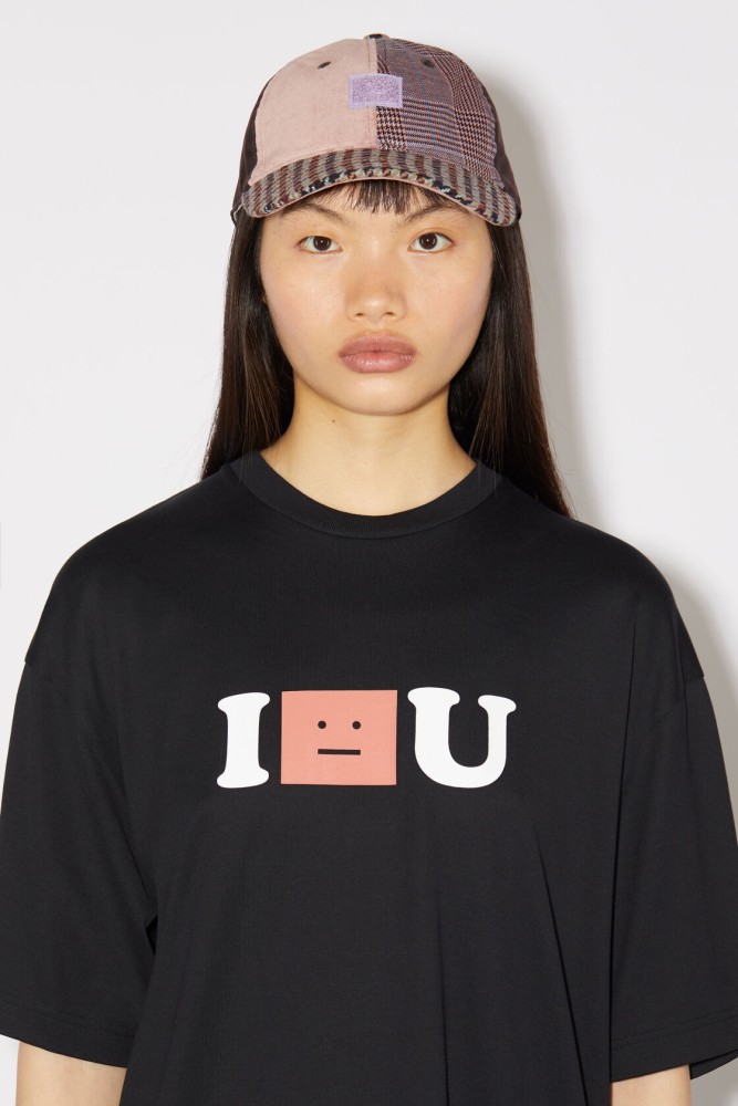 Emoji Letter Print T-Shirt
