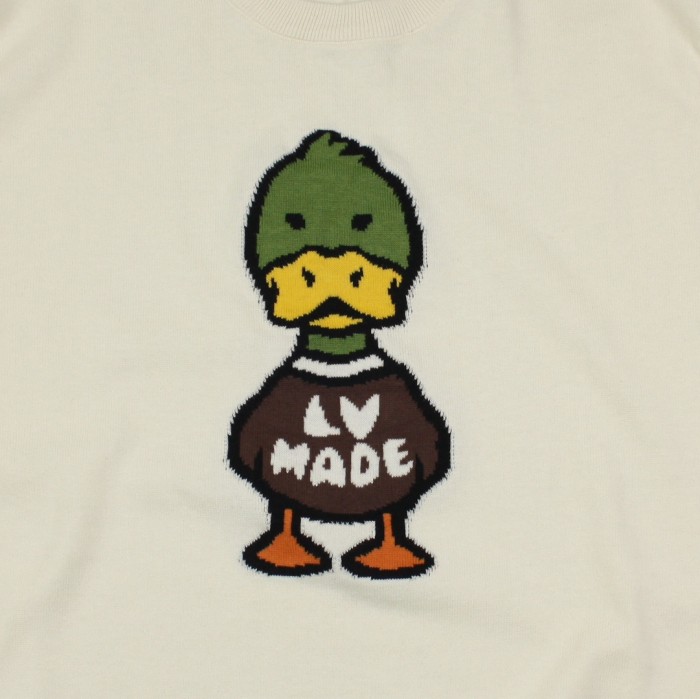 1:1 quality version Collaboration Duck Wool Knit tee