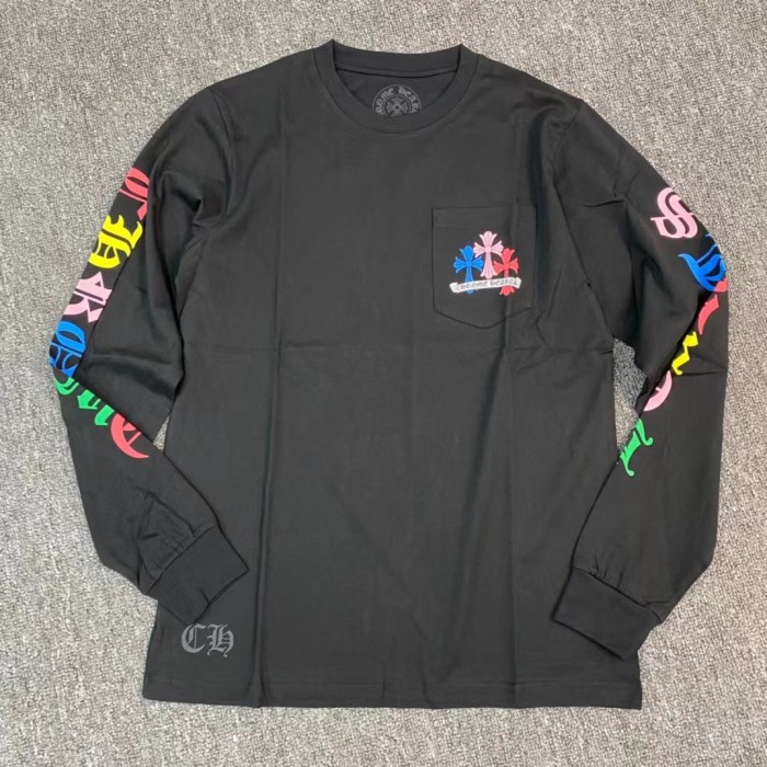 1:1 quality version Long sleeves with coloured crosses at the hem 2 colors