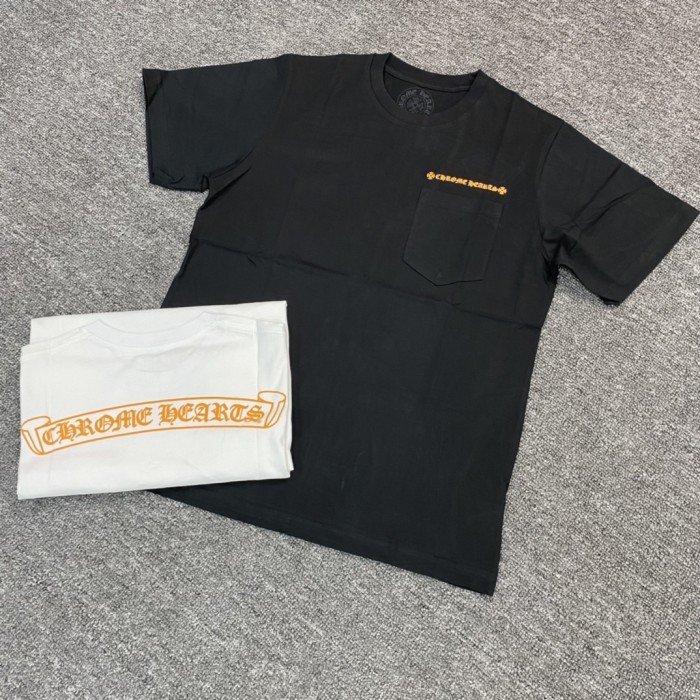 1:1 quality version Miami Limited Orange Scroll tee 2 colors