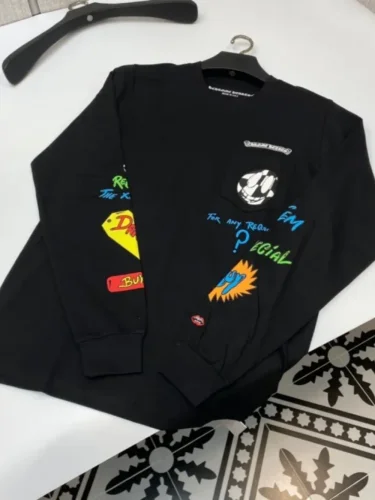 1:1 quality version Colorful cartoon style Printed long sleeves