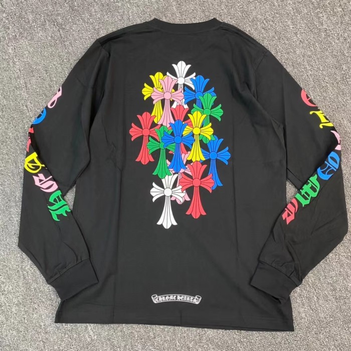 1:1 quality version Long sleeves with coloured crosses at the hem 2 colors