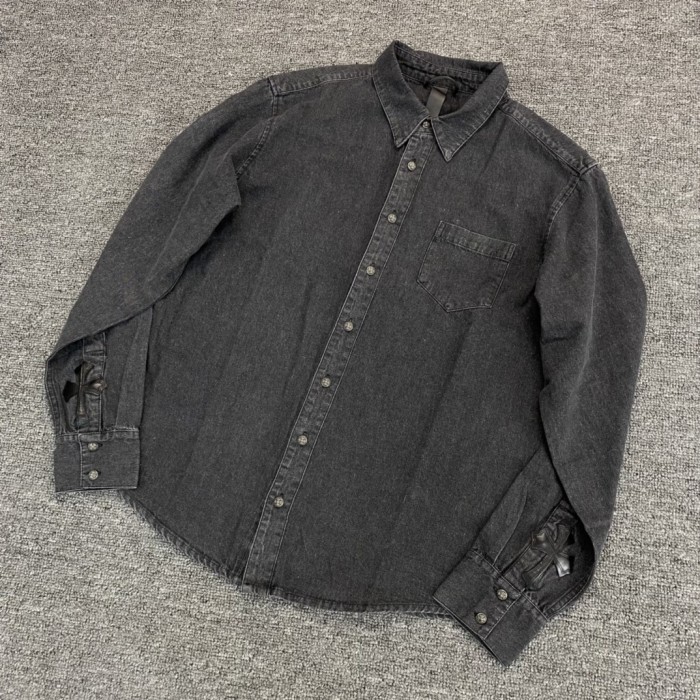 1:1 quality version Black & Aged Washed denim jacket