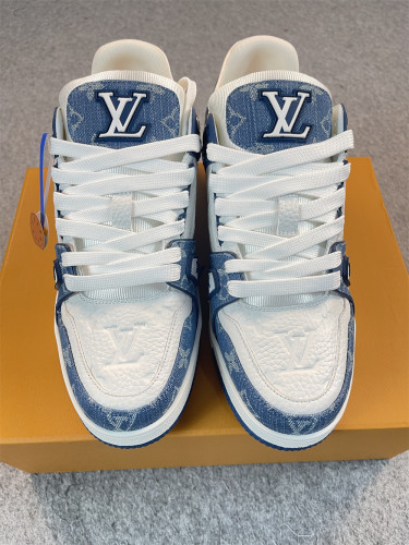 1：1 quality version Blue And White Patchwork Sneakers