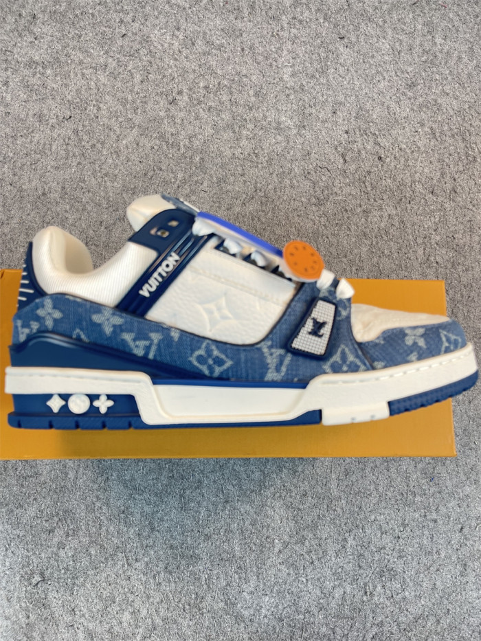1：1 quality version Blue And White Patchwork Sneakers