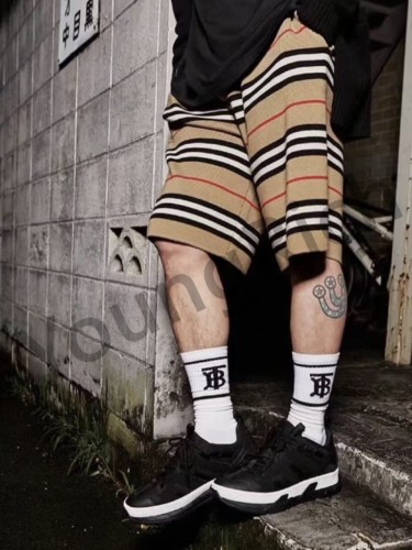 1:1 quality version Striped wool shorts 3 colors