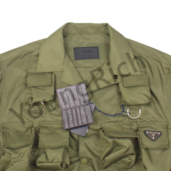 1:1 quality version Multi-Pocket Tactical Nylon Short Sleeve Shirt 2 colors