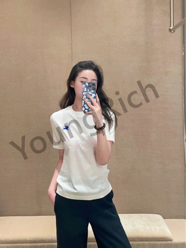 1:1 quality version Cotton embroidered T-shirt 2 colors