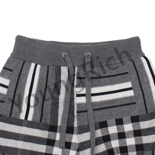 1:1 quality version Striped wool shorts 3 colors