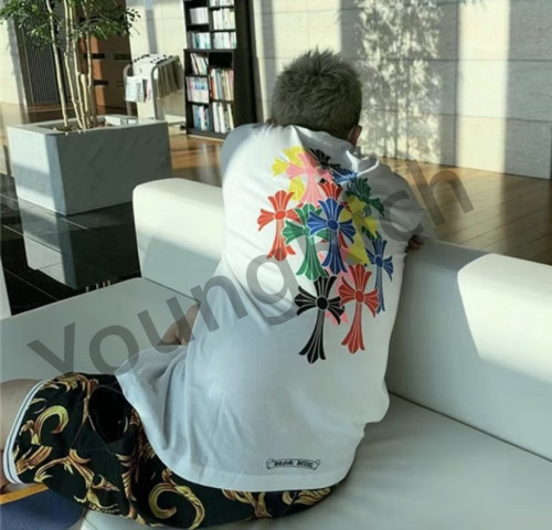 1:1 quality version Colorful Cross tee 2 colors