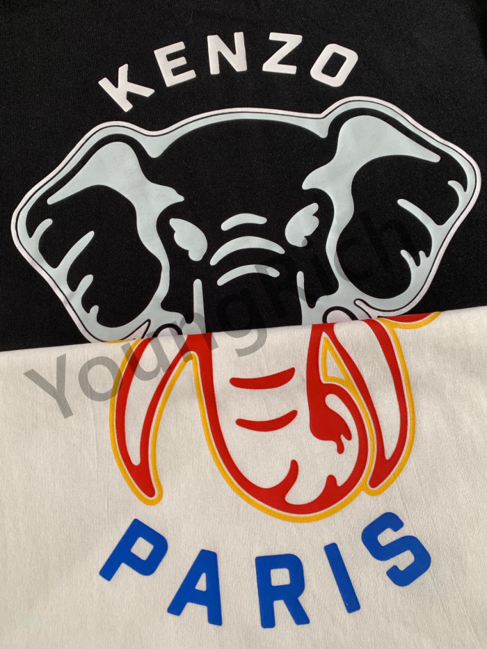 Fun Elephant Totem Print T-Shirt 2 colors