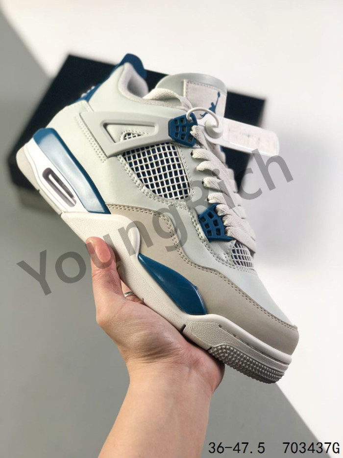 1:1 quality version 4 Generation Retro Casual Culture Basketball Shoes 5 colors
