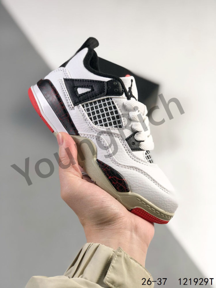Generation 4 mid-top retro basketball shoes kids shoes 23 colors