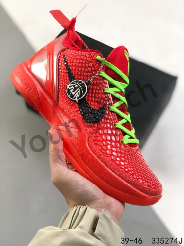 1:1 quality version Kobe VI Solid Basketball Shoes
