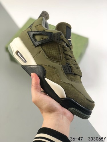 Generation 4 Army Green Basketball Shoes