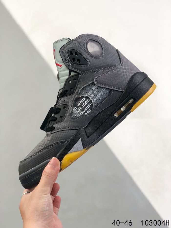 1:1 quality version Generation 5 Black and Yellow High Top Basketball Shoes