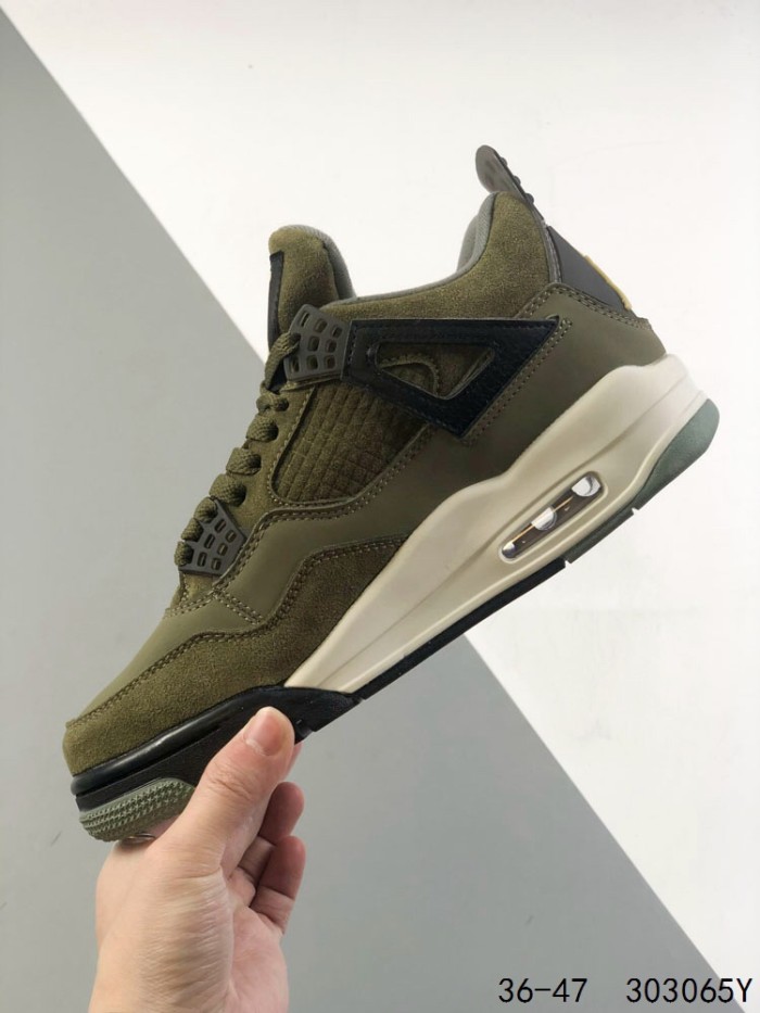 Generation 4 Army Green Basketball Shoes