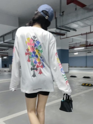 1:1 quality version Colorful Cross Long Sleeve 2 colors