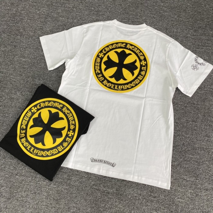 1:1 quality version Gold Coin Cross tee 2 colors