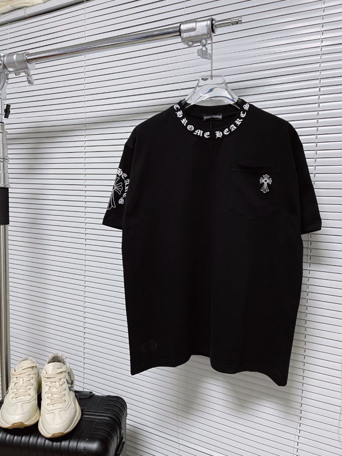 Chest Pocket Cross tee 2 colors