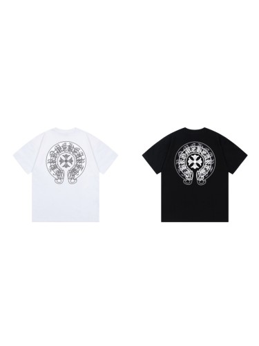 Horseshoe Flower Overlap Print tee 2 colors