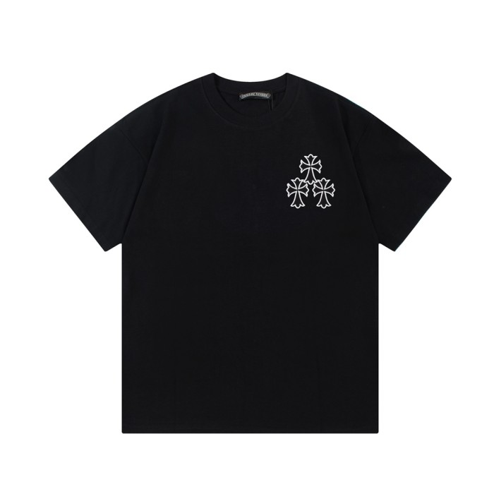 Crucifix Embroidered Sanskrit tee 2 colors